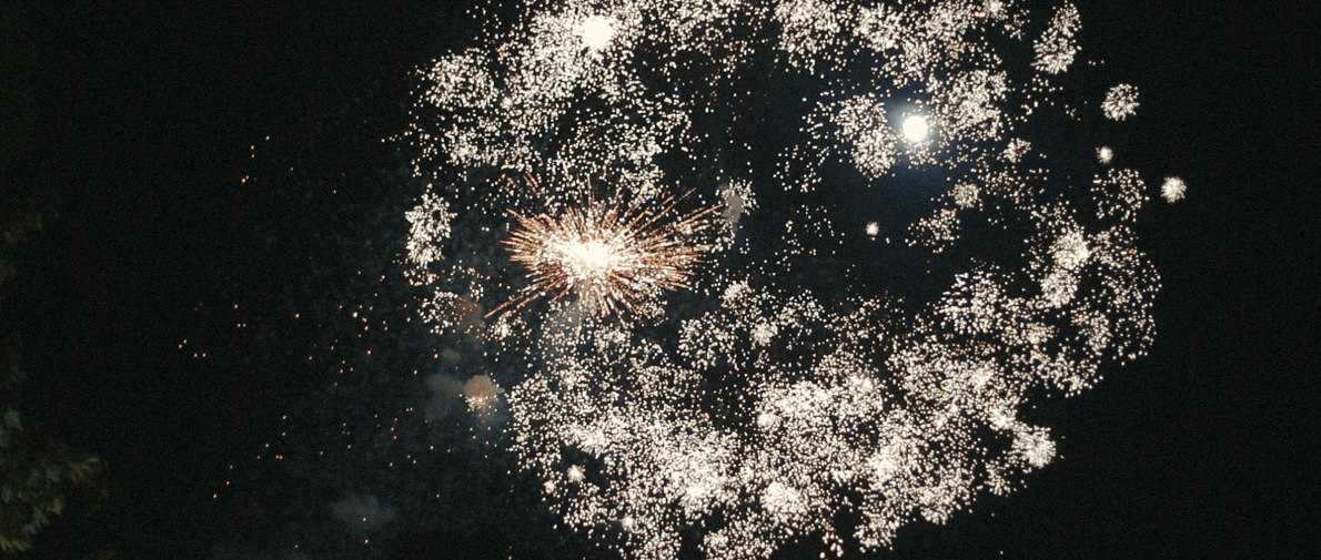 fireworks in la posta vecchia